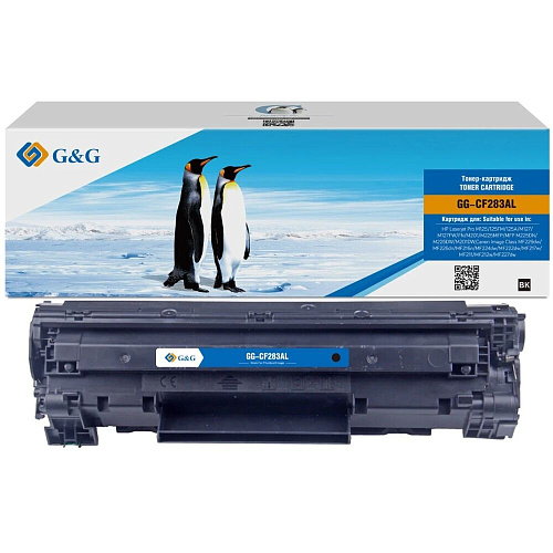 Картридж G&G GG-CF283AL (CF283) для  HP M125/M127fn/M127fw/M225dn  (2500 стр.) черный