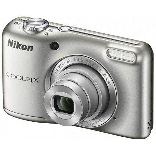 Компактная фотокамера Nikon Coolpix L28 Silver (20.1Mp, 5xZoom, 3.0', SD/SDHC/SDXC, 2AA)