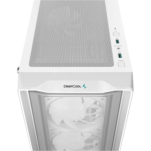 Корпус ATX Miditower Deepcool CC560 MESH V2 WH ARGB White