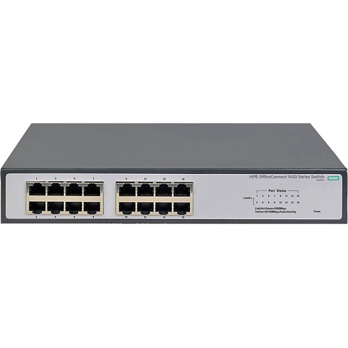 Коммутатор HPE 1420-16G 16G неуправляемый ( JH016A )