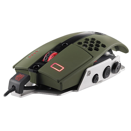 Мышь Thermaltake eSports Gaming mouse Level 10 M Diamond Aluminum-Green USB MO-LTM009DTK