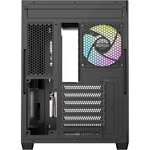 Корпус ATX Miditower Ocypus Iota C70 BK Curve ARGB Digital Black