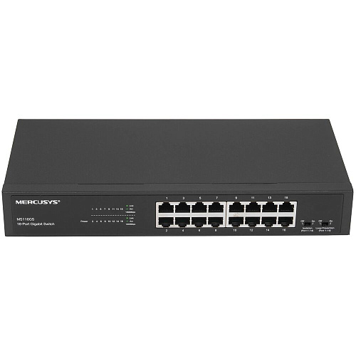 Коммутатор Mercusys MS116GS 16 ports 10/100/1000Mbps неуправляемый