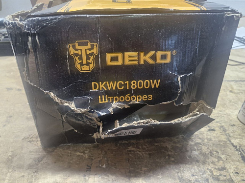 Штроборез Deko DKWC1800W, 125 мм, 1800 Вт, лазерный указатель 083-1098 УЦЕНКА