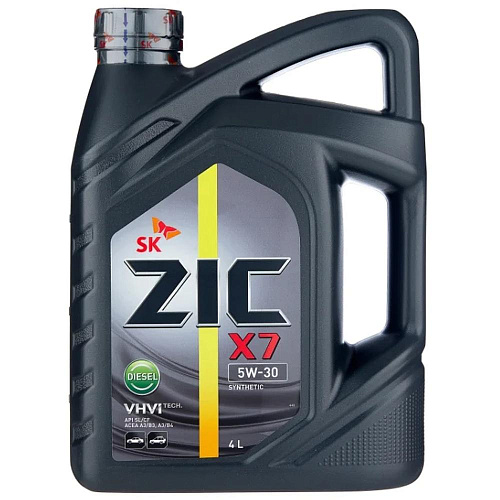 Масло моторное ZIC X7 DIESEL 5W-30 4 л