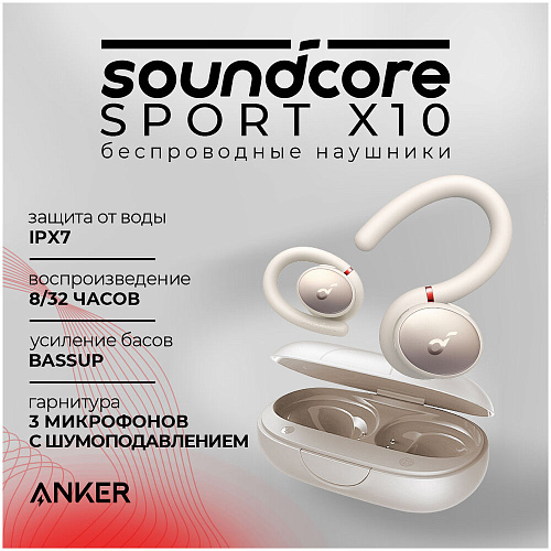 Bluetooth гарнитура Anker Soundcore Sport X10 A3961 White УЦЕНКА