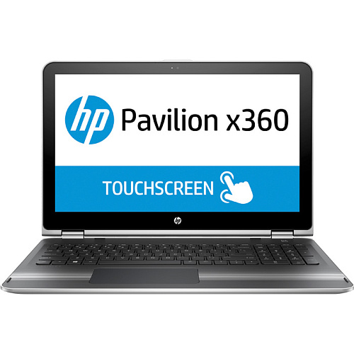 Ноутбук HP Pavilion 15x360 15-bk102ur Y5V55EA Core i5 7200U/8Gb/500Gb+8Gb SSD/15.6" FullHD Touch/Win10 Natural Silver