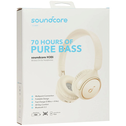 Bluetooth гарнитура Anker Soundcore H30i White