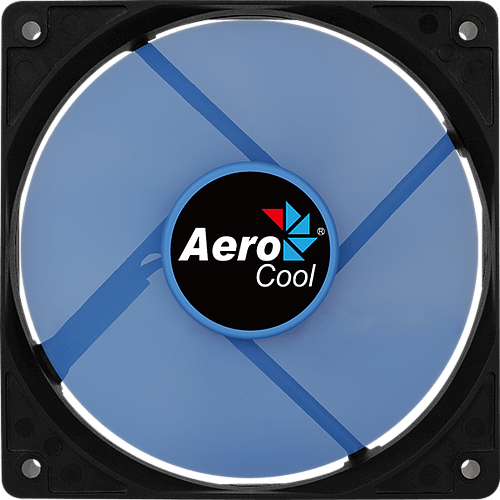 Вентилятор 120x120 AeroCool Force 12 Blue Ret