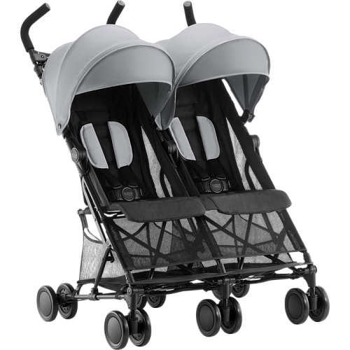 Коляска для двойни Britax Holiday Double Stroller Steel Grey
