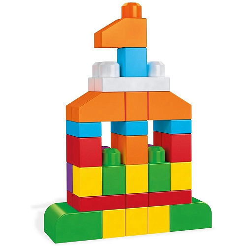 Мешок c конструктором Mattel Mega Bloks Набор Обучающих блоков, 150 деталей FVJ49