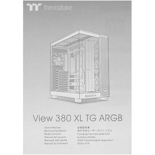 Корпус ATX Miditower Thermaltake 380 XL TG (CA-11E-00M1WN-00) Black
