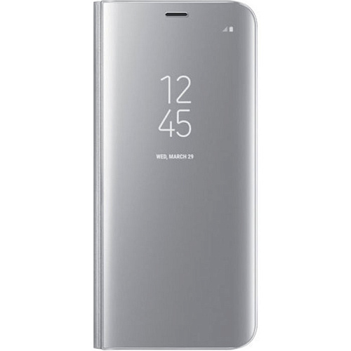 Чехол для Samsung Galaxy S8 SM-G950 Clear View Standing Cover, серебристый