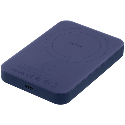 Внешний аккумулятор uBear Strike Magnetic Power bank MagSafe 10000mAh PD30W Qi2.2 Blue