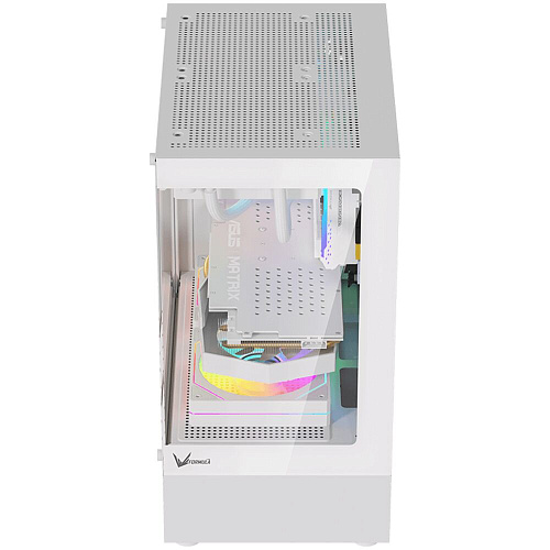 Корпус MicroATX Minitower Formula Crystal Z1CM Plus White AR