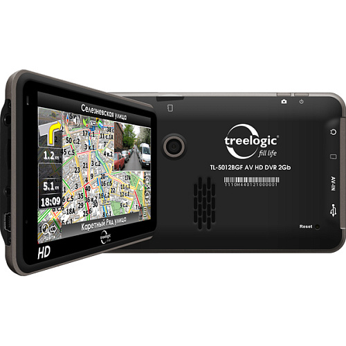 Навигатор Treelogic TL-5012BGF AV HD DVR 2GB, Навител