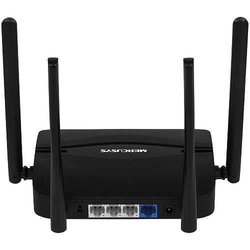 Беспроводной маршрутизатор Mercusys MR25BE, Wi-Fi 7 802.11be 3568Мбит/с, 2.4+5ГГц, 3xGLAN, 1xGWAN чёрный