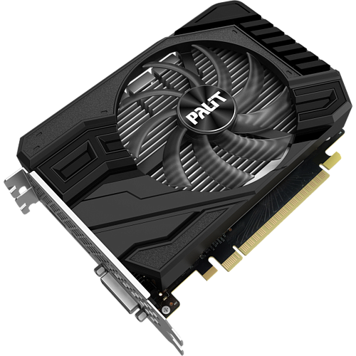Видеокарта Palit GeForce GTX 1650 Super 4096Mb, StormX OC (PA-GTX1650SUPER StormX OC 4G) DVI-D, DP, HDMI, Ret