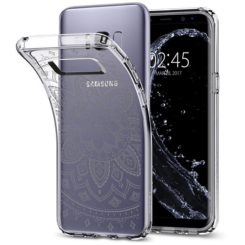Чехол для Samsung Galaxy S8+ SM-G955 SGP Liquid Crystal Shine прозрачный