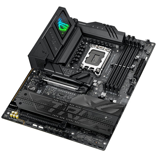 Материнская плата ASUS ROG Strix B860-F Gaming WiFi B860 Soc-1851 4xDDR5, 4xSATA3, RAID, 4хM.2, 2xPCI-E16x, 7xUSB3.2, 2xUSB3.2 Type C, DP, HDMI, WiFi, 2.5Glan,ATX