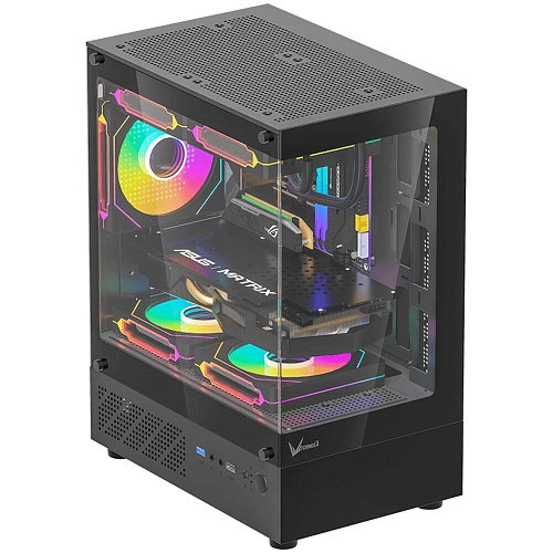 Корпус MicroATX Minitower Formula Crystal Z1CM Plus Black AR