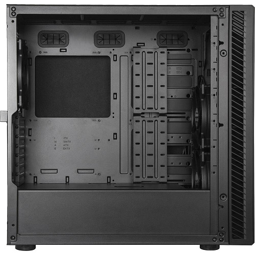 Корпус ATX Miditower Silverstone Seta Q1 SST-SEQ1B Black