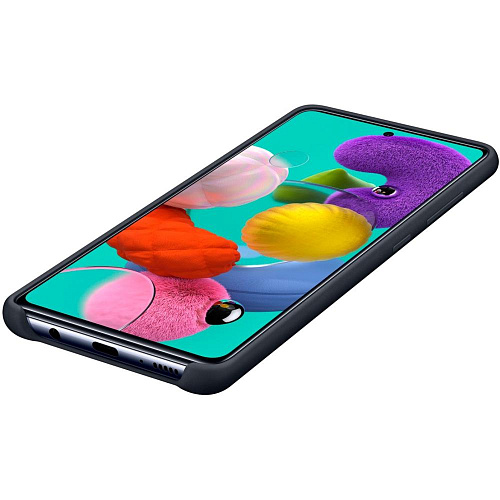 Чехол для Samsung Galaxy A51 SM-A515 Silicone Cover чёрный
