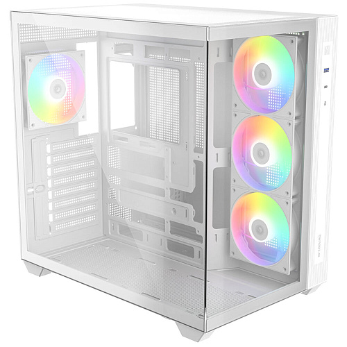 Корпус ATX Miditower ID-Cooling View 510 ARGB Wh White