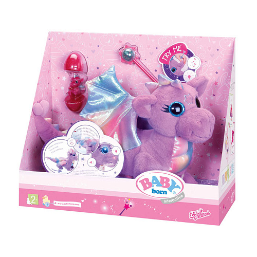 Интерактивная игрушка Zapf Creation Baby born Дракон функциональный 822-456
