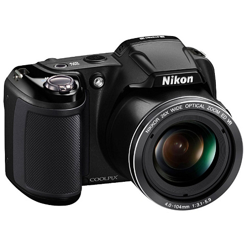 Компактная фотокамера Nikon Coolpix L810 Black (16Mpx, 26x zoom, 3"LCD, SD/SDHC)