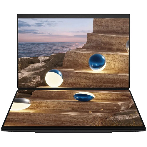 Ноутбук ASUS ZenBook Duo 14 UX8407AA-SN537X Intel Ultra X9 378H/32Gb/2Tb SSD/B390/14" 3K OLED Touch/W11Pro/Grey