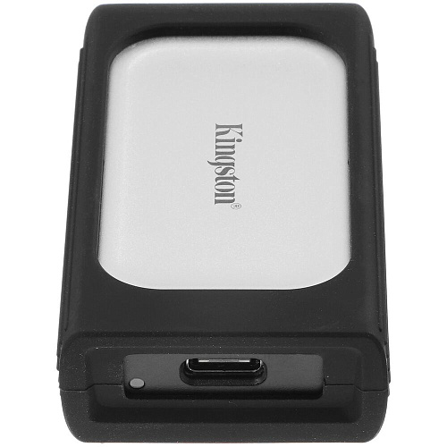 Внешний SSD-накопитель 4Tb Kingston XS2000 SXS2000/4000GA (SSD) USB 3.2 серебристый