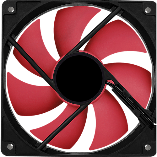 Вентилятор 120x120 AeroCool Force 12 Red Ret
