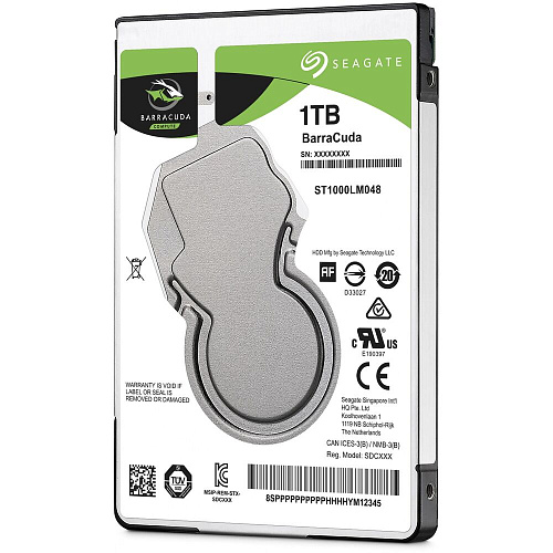 Внутренний жесткий диск 2,5" 1Tb 2.5" Seagate Mobile (ST1000LM048) 128Mb 5400rpm SATA3