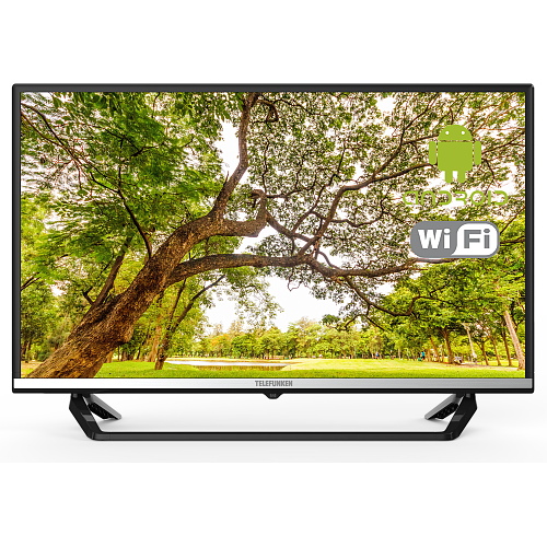 Телевизор 32" Telefunken TF-LED32S10T2S (HD 1366x768, Smart TV) серый