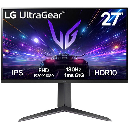 Монитор 27" LG UltraGear 27GS65F-B IPS 1920x1080 1ms HDMI, DisplayPort