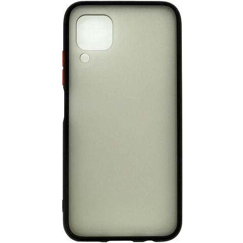 Чехол для Huawei P40 Lite\Nova 6 SE Zibelino Plastic Matte черная окантовка