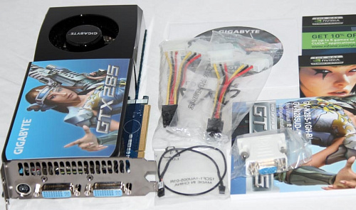 Видеокарта GigaByte 1024Mb GF GTX 285 GV-N285UD-1GH 2xDVI-I, TV-out Ret