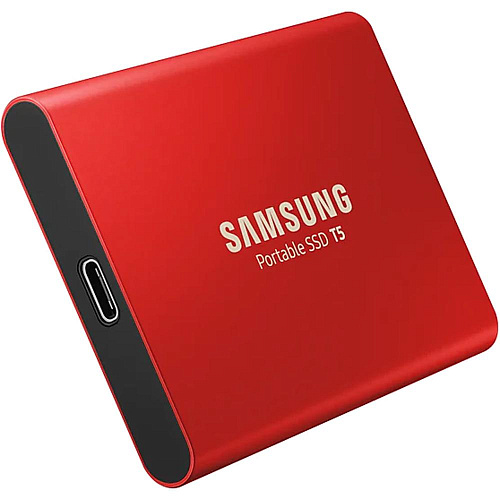 Внешний SSD-накопитель 1.8" 500Gb Samsung T5 MU-PA500R/WW (SSD) USB 3.1 Gen2 Красный