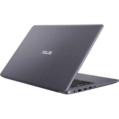 Ноутбук Asus N580VD-FI758R Core i7 7700HQ/16Gb/1Tb+256Gb SSD/NV GTX1050 4Gb/15.6" UHD/Win10Pro Gray