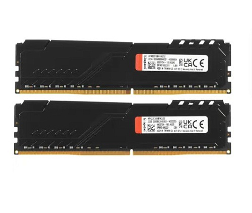 Модуль памяти DIMM 32Gb 2х16Gb DDR4 PC25600 3200MHz Kingston Fury Beast Black (KF432C16BB1K2/32) УЦЕНКА