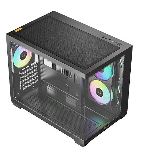 Корпус MicroATX Miditower Ocypus Gamma C54 BK ARGB Black