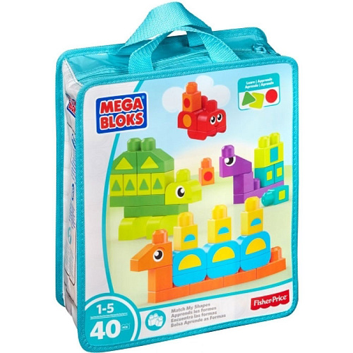 Обучающий конструктор Mega Bloks "Разные формы" DXH34