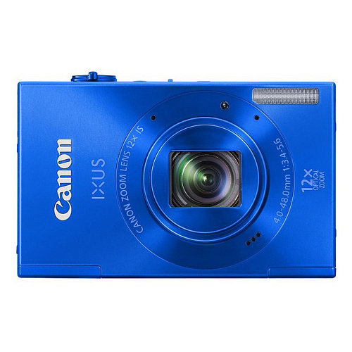 Компактная фотокамера Canon Ixus 500 HS Blue (10.1Mpix, 12x zoom, 3"  micro SD, micro SDHC, 2.0USB)