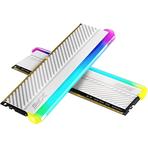 Модуль памяти DIMM 16Gb 2х8Gb DDR4 PC33000 4133MHz ADATA XPG Spectrix D45 RGB White (AX4U41338G19J-DCWHD45G)