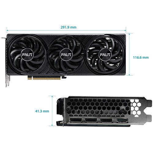 Видеокарта Palit GeForce RTX 5070 12288Mb, Infinity 3 12 Gb (NE75070019K9-GB2050S) 1xHDMI, 3xDP, Ret