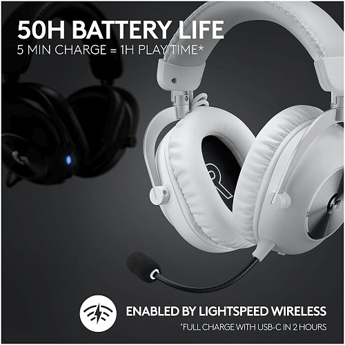 Гарнитура Logitech G PRO X2 Lightspeed Wireless Gaming Headset White