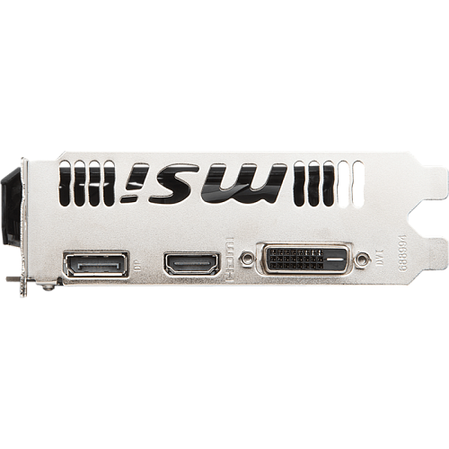 Видеокарта MSI GeForce GTX 1050 2048Mb, GTX 1050 Aero ITX 2G OC DVI-D, HDMI, DP Ret