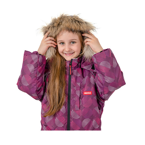 Комбинезон зимний HEDDA EDD4 57014 Purple Slice низ прямой, размер 122