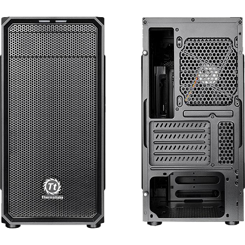 Корпус MicroATX Minitower Thermaltake Versa H15 CA-1D4-00S1NN-00 Black УЦЕНКА